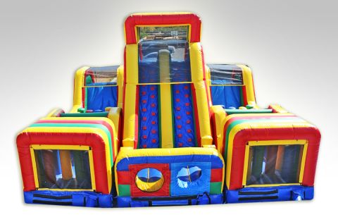 Giant 3 Piece Obstacle Course Rental in San Diego