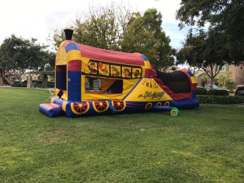 Choo Choo Train Combo Jumper Rental in San Diego