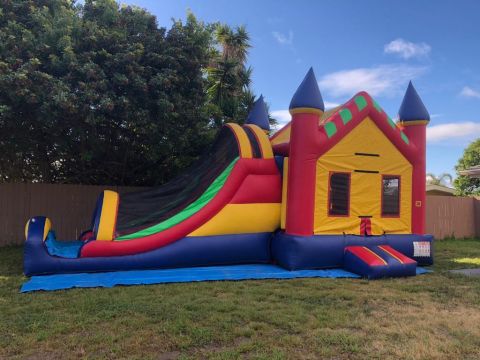 MultiColor Bounce House Jumper 3 in 1 Rental in San Diego