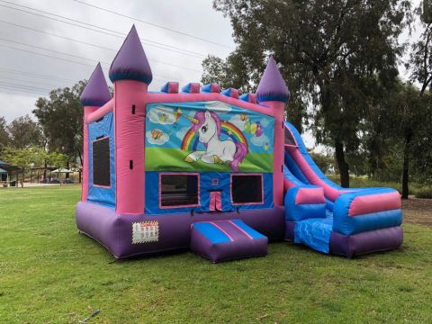 5 in 1 Unicorn Bounce House Rental in San Diego