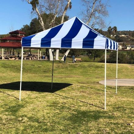 10x10 Blue Canopy Rental in San Diego