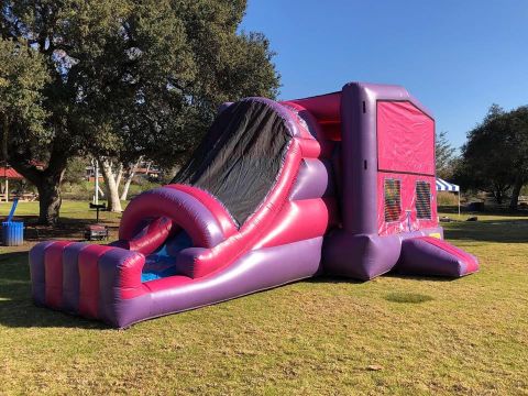Purple Slide Combo Jumper Rental in San Diego