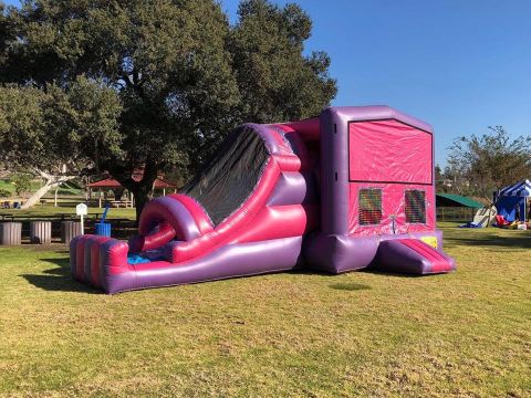 Purple Slide Combo Jumper Rental in San Diego