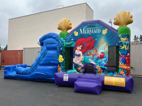 Little Mermaid 2 in 1 Combo Jumper Rental in San Diego