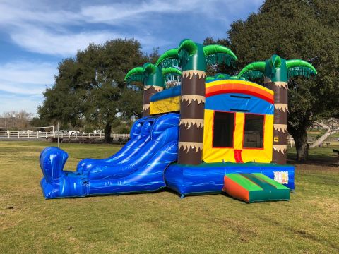 3 in 1 Dual Lane Tropical Fun Jumper Rental in San Diego