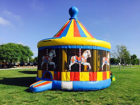 Carousel Combo Jumper Rental in San Diego