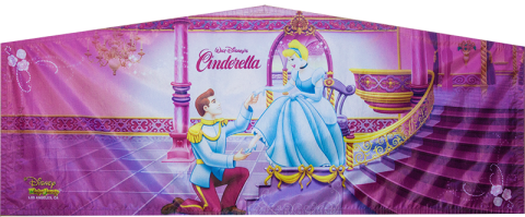 Cinderella Module Art Banner Rental in San Diego