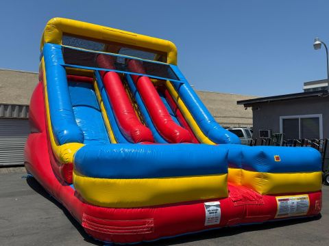 Double Lane Unicorn Dry Slide Rental in San Diego