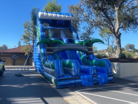 Dual lane Tsunami DRY slide (sku D459)