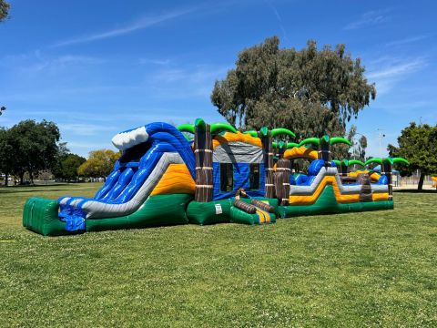 62 ft tropical obstacle combo Dry (sku i543)