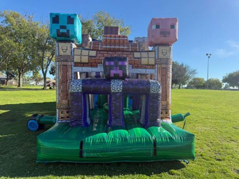 50 ft Minecraft obstacle course (sku i561)