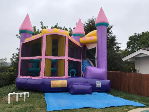 Queen Castle 5 In 1 Combo Slide Rental in San Diego