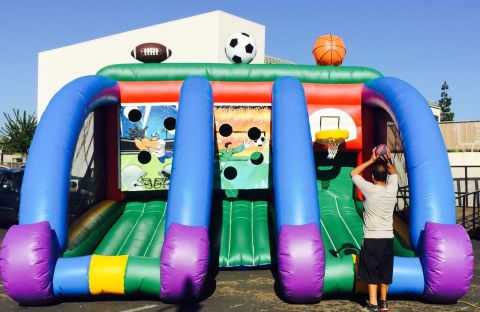 Sports Challenge Interactive Jumper Rental in San Diego