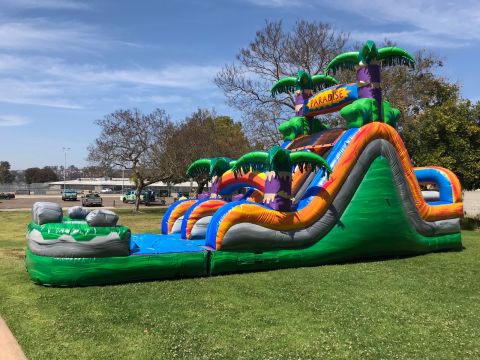 Dual Lane Paradise Water Slide (SKU SW268)