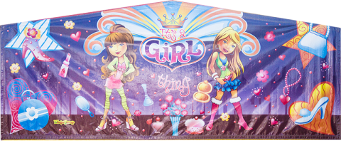 Its a Girl Thing Module Art Banner Rental in San Diego