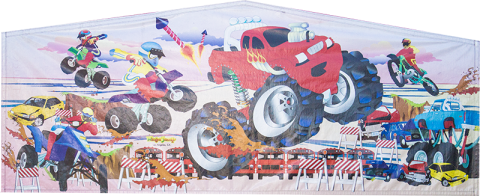 Motocross Module jumper art banner