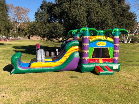 Dual Lane Maui Combo Jumper Rental in San Diego