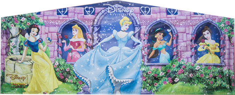 Princess Module Art Banner Rental in San Diego