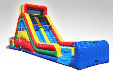 21 ft High Two Lane Dry Slide Jumper Rental in San Diego