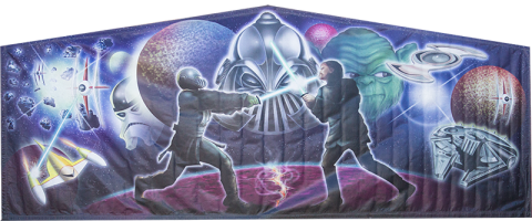 Star Wars Module Art Banner Rental in San Diego
