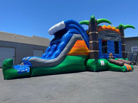 4 in 1 Tropical Tsunami Combo Dry Slide (sku C310)