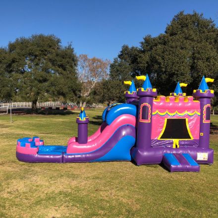 Queen Palace Water Slide Combo Jumper Rental in San Diego