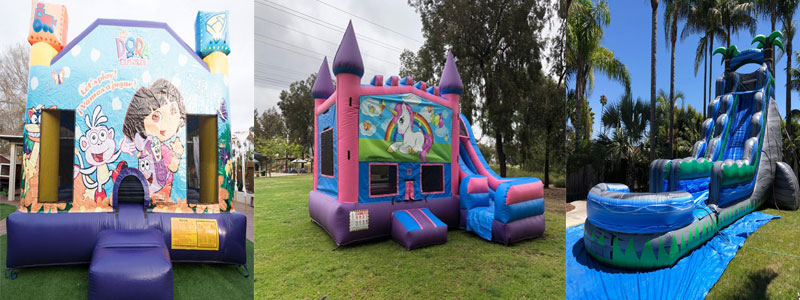 Jumpers, Combo Jumpers, and Water Slides Jumper Rentals in Alpine CA