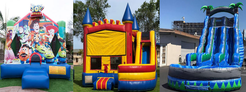 Jumpers, Module Jumpers, Water Slides Jumper Rentals in Del Mar CA