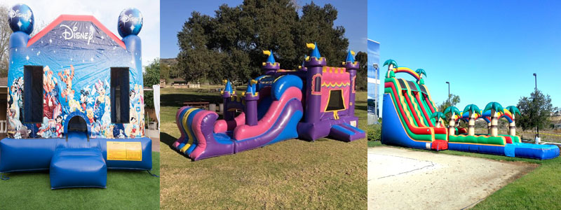 Jumpers, Combo Jumpers, and Water Slides Jumper Rentals in Encinitas CA