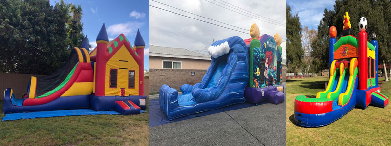 Combo Jumpers, and Water Slides Jumper Rentals in Vista CA