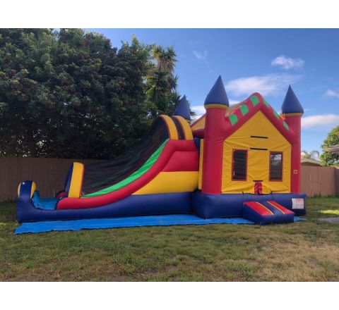 MultiColor Bounce House Jumper 3 in 1 Rental in San Diego