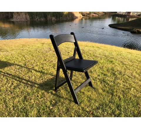 Black Resin Chair Rental in San Diego