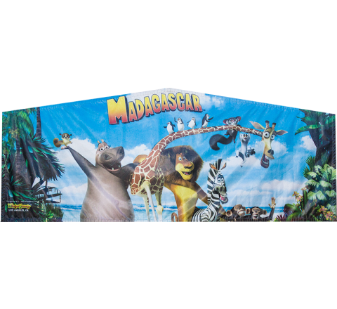 Madagascar Module Art Banner Rental in San Diego