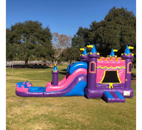 Queen Palace Water Slide Combo Jumper Rental in San Diego