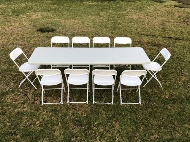 8ft Rectangular Table With 10 Chairs, How Many Inches Is A 8ft Rectangular Table
